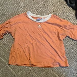 Adidas T-Shirt Crop Top Size: Medium